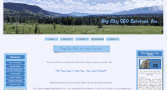 Desktop Screenshot of bigsky-seo.com